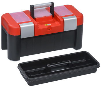 ALLIT Werkzeugkoffer McPlus Alu 21, PP, rot/schwarz aus Polypropylen, herausneh