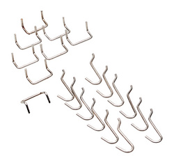 ALLIT Haken-Set "StorePlus Flex M 50,80cm (20"), chrom Lochwand-Hakensortiment 