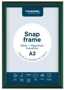 EUROPEL Plakatrahmen, DIN A3, 25 mm, grün