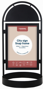 EUROPEL Kundenstopper CITY SIGN, 1.300 x 670 x 670 mm