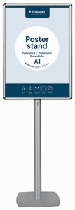 EUROPEL Infoständer mit Klapprahmen, DIN A1, Höhe: 1.800 mm