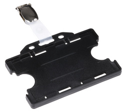 EUROPEL Ausweishalter, offen, mit Clip, 54 x 85 mm