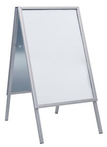 EUROPEL Plakatständer, wasserfest, A1, silber