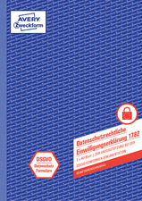 AVERY ZWECKFORM Formularbuch Einwilligungserklärung DSGVO - für den Markt: D - 