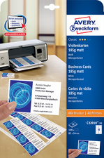 Visitenkarte 85x54mm ILK 190g 100 St.