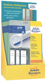 AVERY Zweckform Ordnerrücken-Etiketten, Theken-Display