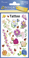 ZDesign KIDS Kinder-Tattoos "Blumen", bunt