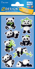 AVERY Zweckform ZDesign KIDS Glossy-Sticker "Panda