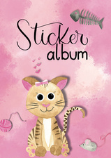AVERY Zweckform ZDesign KIDS Stickeralbum "Katze", DIN A5