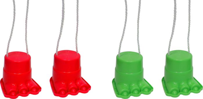 OA Laufdosen ''Dino-Füße'', 2-fach sort. OA Laufdosen ''Dino-Füße'', 2-fach sort.