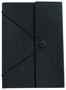 Werbemappen A4 schwarz aus MAKRO Karton