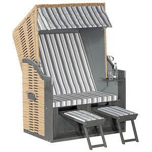 Müsing Strandkorb Sunny Smart Rustikal 15Z braun Müsing Strandkorb Sunny Smart Rustikal 15Z braun