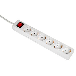 HAMA - Steckdosenleiste - 6 Ausgangsstecker - Weiß (00108833)