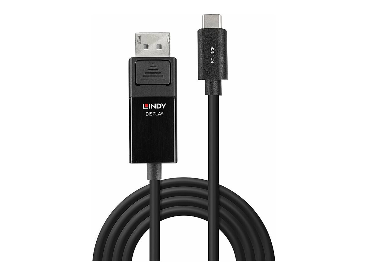 LINDY 2m USB Typ C an DP 4K60 Adapterkabel mit HDR