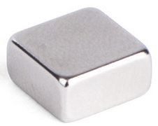 pavo Neodym-Haftmagnet, eckig, Maße: 10 x 10 x 5 mm, silber