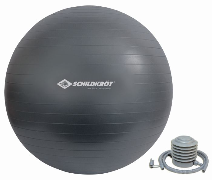 SCHILDKRÖT Gymnastikball, Durchmesser: 750 mm, anthrazit