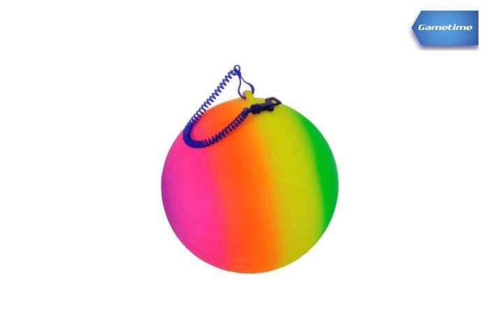 Returnball Rainbow mit Schnur 21cm