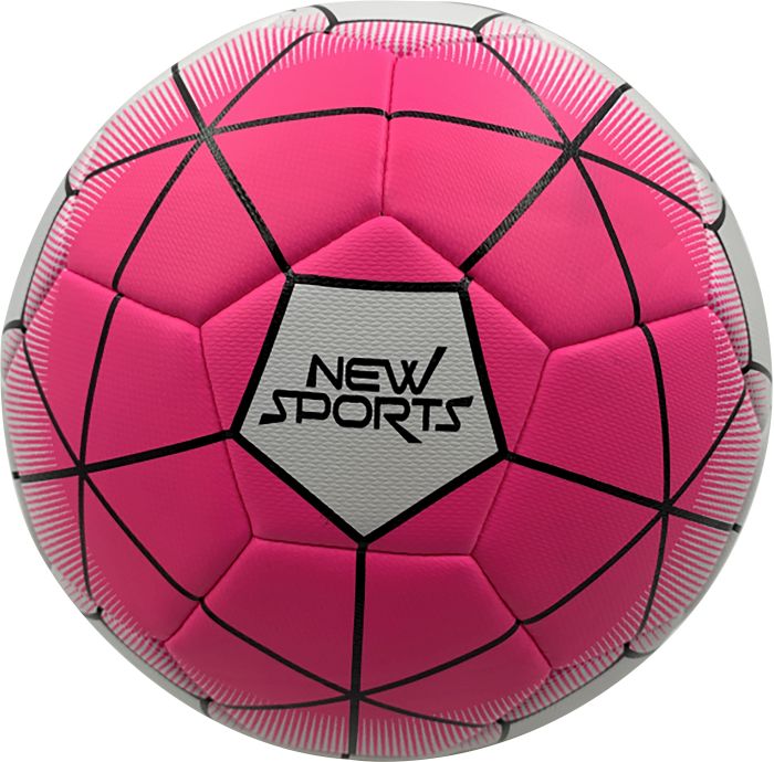 NSP Fußball pink/weiß, Gr. 5, unaufgebl. NSP Fußball pink/weiß, Gr. 5, unaufgebl.