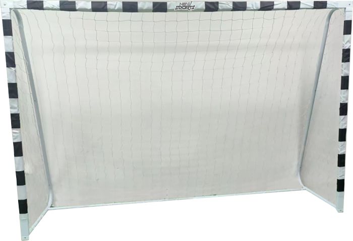 NSP Fußballtor schwarz/weiß 300x200x90cm NSP Fußballtor schwarz/weiß 300x200x90cm