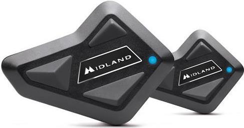 MIDLAND BT Mini - Bluetooth Headset für Motorradhelme, Doppelset