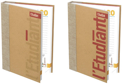 Oxford Agenda l'Etudiant ECO-RESPONSABLE 2023/2024, kraft