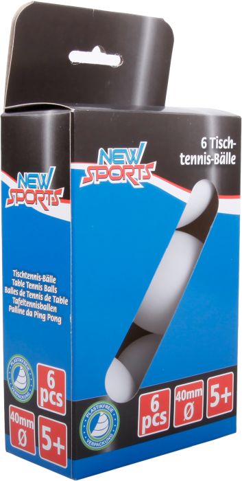 NSP Tischtennis Bälle, 6 Stück NSP Tischtennis Bälle, 6 Stück