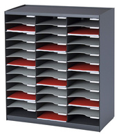 PAPERFLOW Sortierstation, 36 Fächer, schwarz