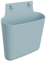 PAPERFLOW Wand-Prospekthalter XL, 1 Fach, DIN A4, blau aus Polypropylen, leicht