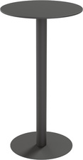 PAPERFLOW Gartentisch CROSS, Durchmesser: 600 mm, grau