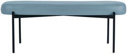 PAPERFLOW Sitzbank GAIA, Größe L, Kunstlederbezug, blau