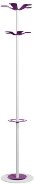 PAPERFLOW Garderobenständer COLOR RANGE, 10 Haken, lila