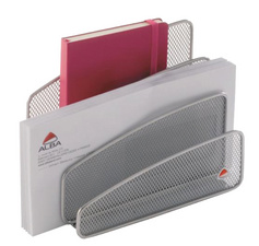 ALBA Briefständer "MESHLETTER", aus Drahtmetall, grau