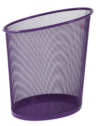 ALBA Papierkorb "MESHCORB", aus Drahtmetall, 18L, pflaume