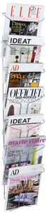 ALBA Wandprospekthalter "DDFIL7M", 7 Fächer, Drahtmetall
