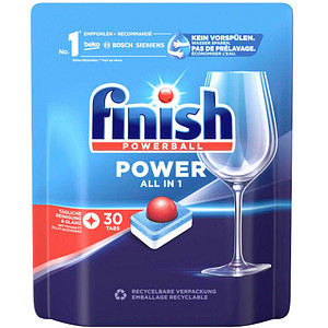 Calgonit finish POWERBALL POWER ALL IN 1 Spülmaschinentabs 30 St. Calgonit finish POWERBALL POWER ALL IN 1 Spülmaschinentabs 30 St.