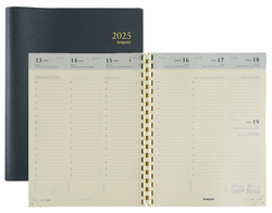 Brepols Buchkalender "TIMING" 2025, schwarz