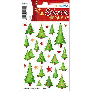 28 HERMA Aufkleber Weihnachtsbaum Tannenbaum