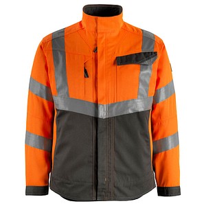 MASCOT® unisex Warnjacke Oxford  warnorange, anthrazit Größe 4XL