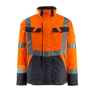 MASCOT® unisex Warnjacke Penrith  orange, schwarzblau Größe 4XL