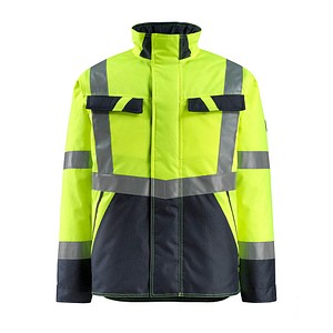 MASCOT® unisex Warnjacke Penrith  gelb, schwarzblau Größe S