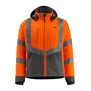 MASCOT® unisex Warnjacke Blackpool warnorange, anthrazit Größe S
