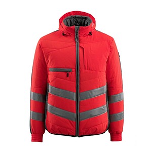 MASCOT® unisex Warnjacke Dartford  rot, anthrazit Größe 2XL