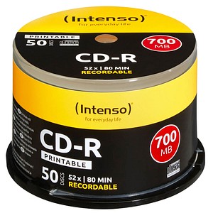 CD-R 700MB 50er Spindel bedruckbar