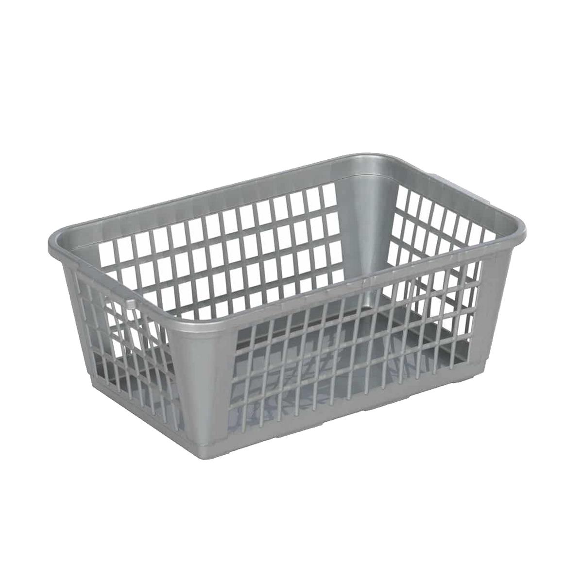 Minikorb 3, Ordnungshelfer, 30 x 20 x 12 cm | silber 