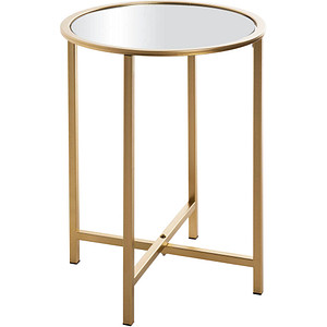 HAKU Möbel Beistelltisch Spiegel gold 39,0 x 39,0 x 53,0 cm