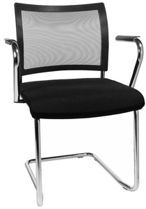 Topstar Besucherstuhl "Visit 20 Netz", schwarz