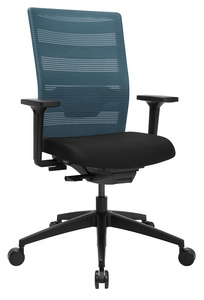 Topstar Bürodrehstuhl "Airwork", schwarz / petrol