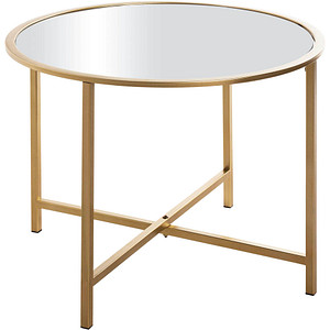 HAKU Möbel Beistelltisch Spiegel gold 60,0 x 60,0 x 45,0 cm