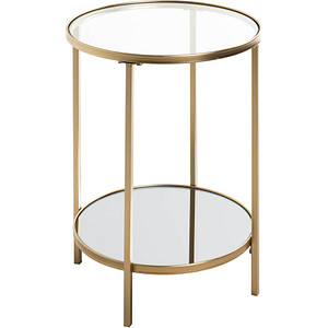HAKU Möbel Beistelltisch Spiegel gold 39,0 x 39,0 x 55,0 cm