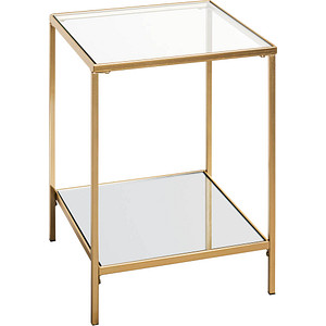 HAKU Möbel Beistelltisch Spiegel gold 39,0 x 39,0 x 55,0 cm